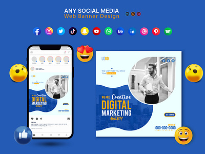 Promotional Social Media post Design social