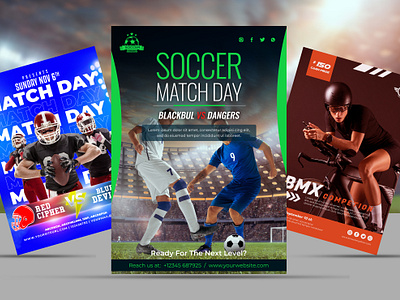 Football Match day flyer Template