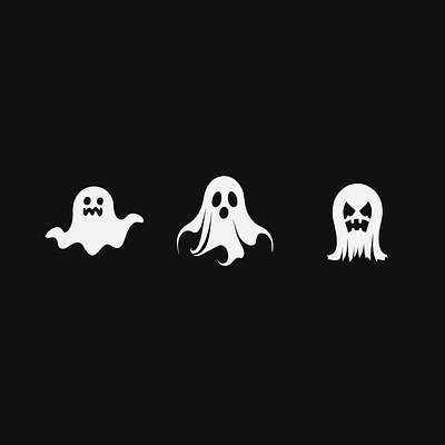 ghosts design ghosts icons logos symbol