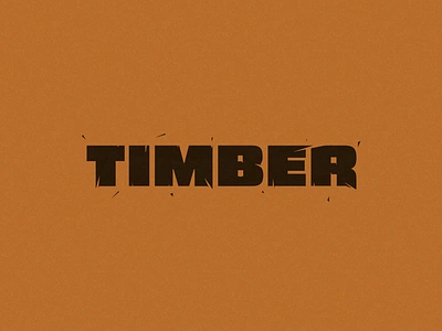 TIMBER branding graphic design logo