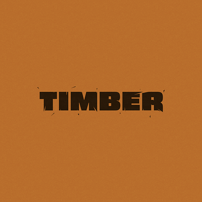 TIMBER branding graphic design logo