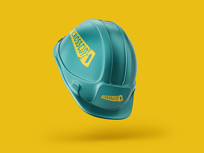 crosscut hardhat branding hardhat implementation logo