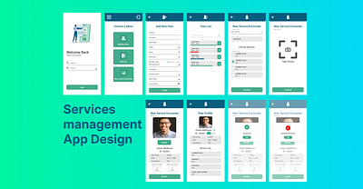 Services App Design aapplication design app design figma figma designs modern application design ui ux