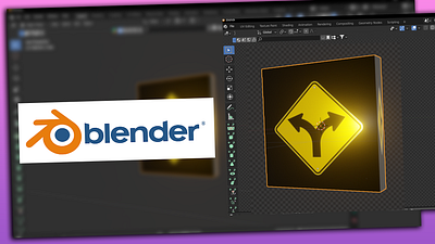 How to add images in blender 3d animation graphic design logo motion graphics