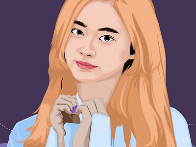 Tzuyu Twice digitalpainting drawing girl graphic design illustration kpop pixel twice vector vexel