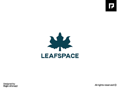 Leafspace branding design graphic design leaf logo leaf logo design leaf logos logo logo design logo designer logos logotype