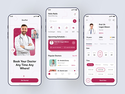 Doctor App doctor app doctor booking app health app healthcare app ios app medical app medicine app mobile app online doctor booking patient app pharmacy app rakib uiux uix ux