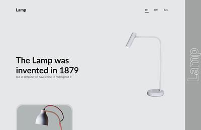 Lamp 1879 design inspiration landing page ui ux web design website design
