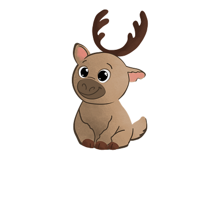 deer graphic design