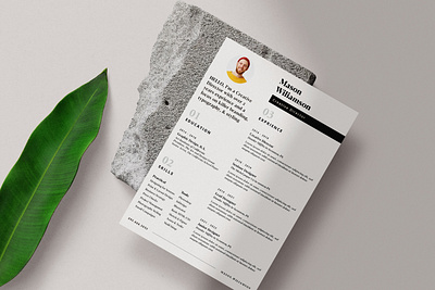 CV design cv design minimalist cv resume design