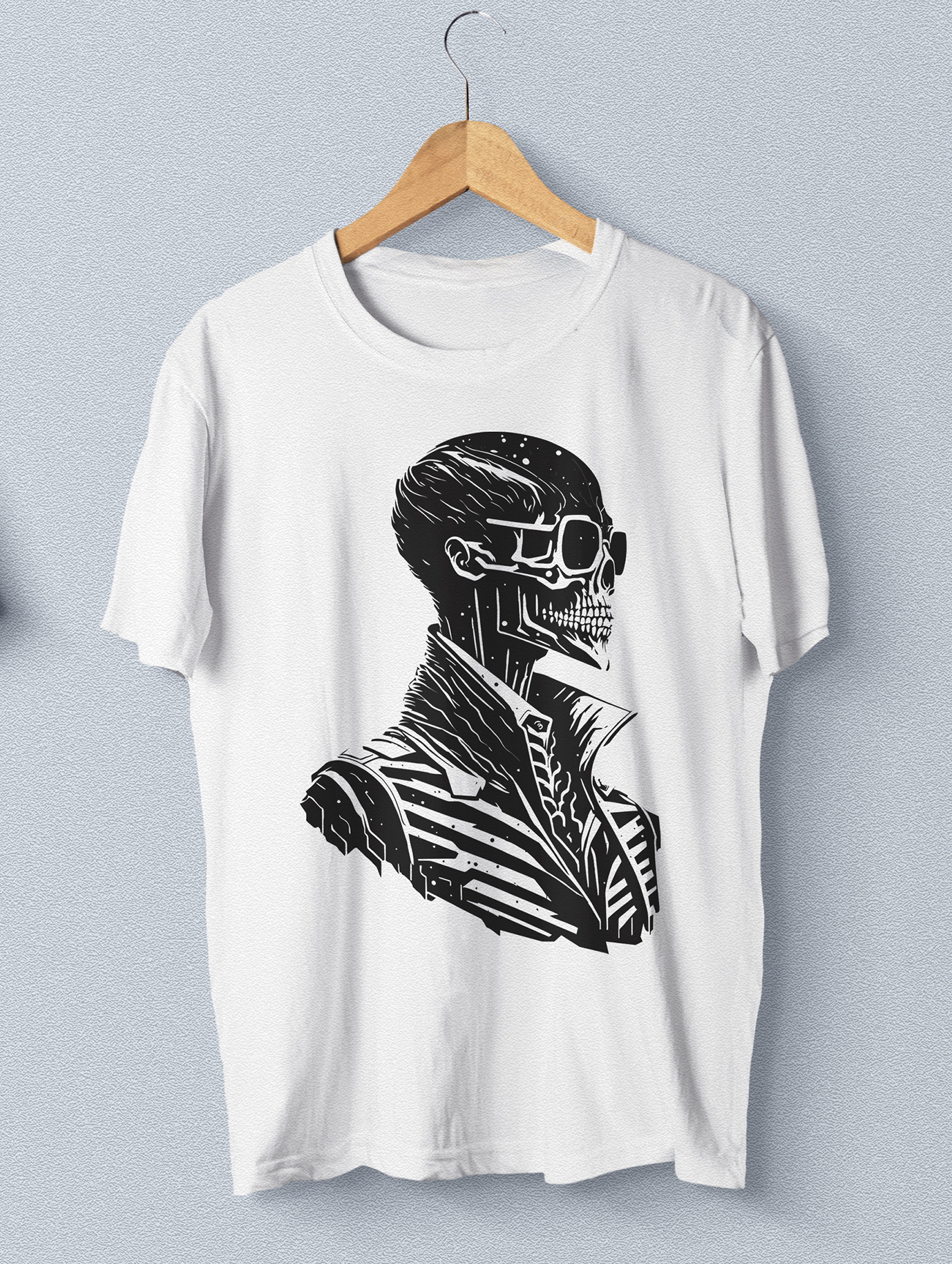 Modern Skull adobe illustrator artwork dark design digital art drawing head skull illustration portrait skull skull head skulls t shirt design