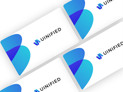 Business Card design for UINIFIED app icons apps branding business card clean elegant logo mark minimal ui designer ux