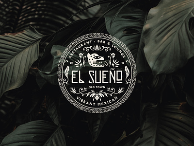 El Sueno brand identity branding graphic design hand drawn illustration restaurant logo