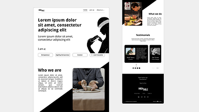 HighTable - Website Design design homepage landing page ui ui design uiux user interface web design webdesign website website design