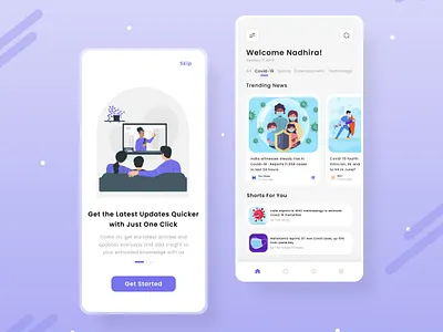 News App app design design figma ios news ui ux