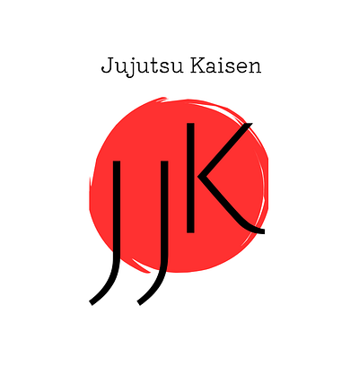 Jujutsu Kaisen beginner first project graphic design jujutsu kaisen logo