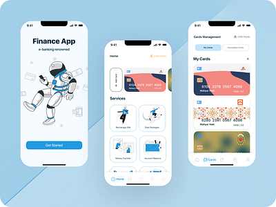 Financial App SaaS app design figma finance illustration typography ui user interface ux
