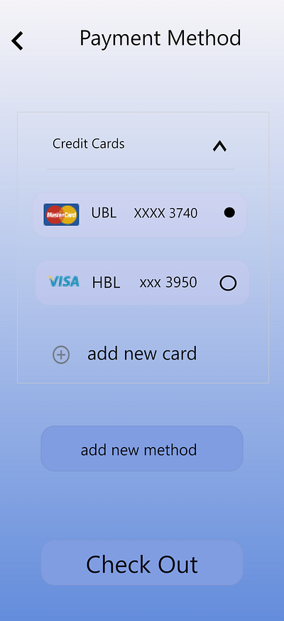 Credit Card Check Out #dailyui #Challenge003 adobe xd app app design design ecommerce ui