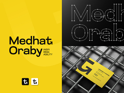 Medhat Oraby - brand identity - logo design agency agile black brand brand design brand identity branding business design graphic design identity logo logo design logodesign logodesigner logos logotype software tech yellow