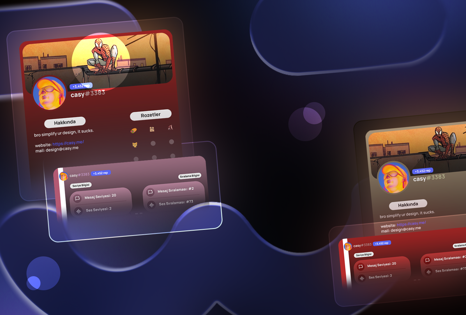 Discord Bot Profile and Rank Card Design - Cleawery by casy on Dribbble