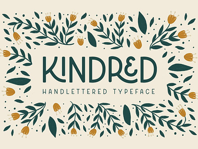 Kindred Handlettered Typeface ligatures