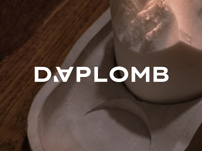 D'APLOMB logo artisanal branding craft design graphic design logo