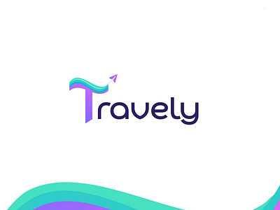 Travel Agency Typography Logo branding gradiantlogo lettert logo logochallenge logodesigner logotype minimalist minimallogo travel travelagencylogo travelagencytypography typo typographylogo unique