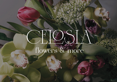 Celosia - Florist Branding brand brand identity branding florist flower shop graphic design logo visual identity