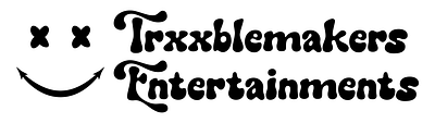 Trxxblemakers Entertainments branding logo