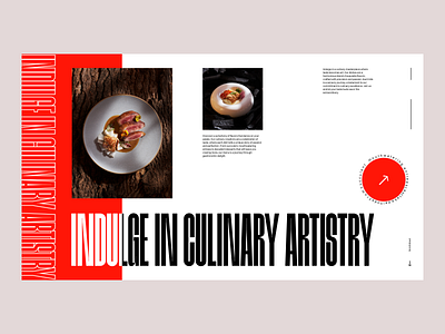 Restaurant Concepting - Bold - Red 1 branding clean design ui ux web