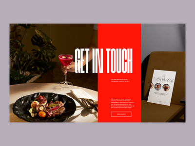Restaurant Concepting - Bold - Red 4 branding clean design ui ux web