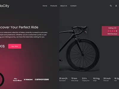 Landing branding design ui ux web