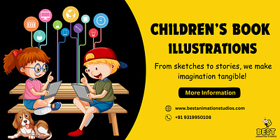 Children's Book Illustrations 3d animation graphic design illustrations motion graphics ui
