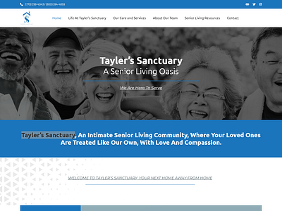 Tayler’s Sanctuary, Senior Living Community bangladeshi wordpress freelancer