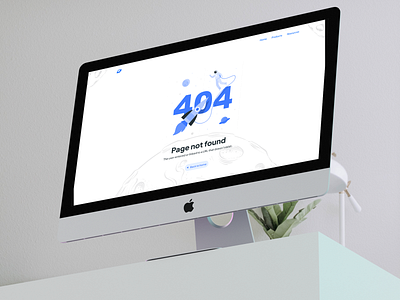 404 - Page not found graphic design ui