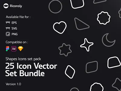 Shape icon set free icon graphic design icon icon design icon set icons line icon modern icon riconsly shape shape design shape icon shape icon set simple icon ui design