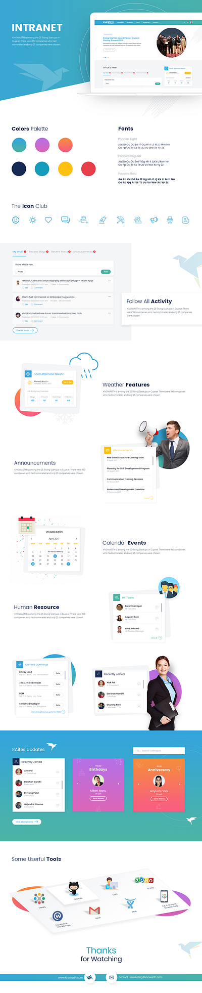 Intranet portal design branding design digital product intranet portal design ui ux