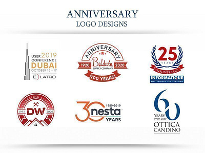 Anniversary Logo Design anniversary anniversary logo branding business logo design logo creator minimalist modern