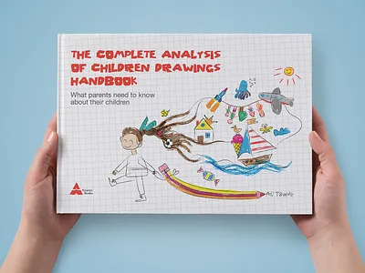 Children's Drawing Analysis Book book design branding drawing graphic design illustration layout typography