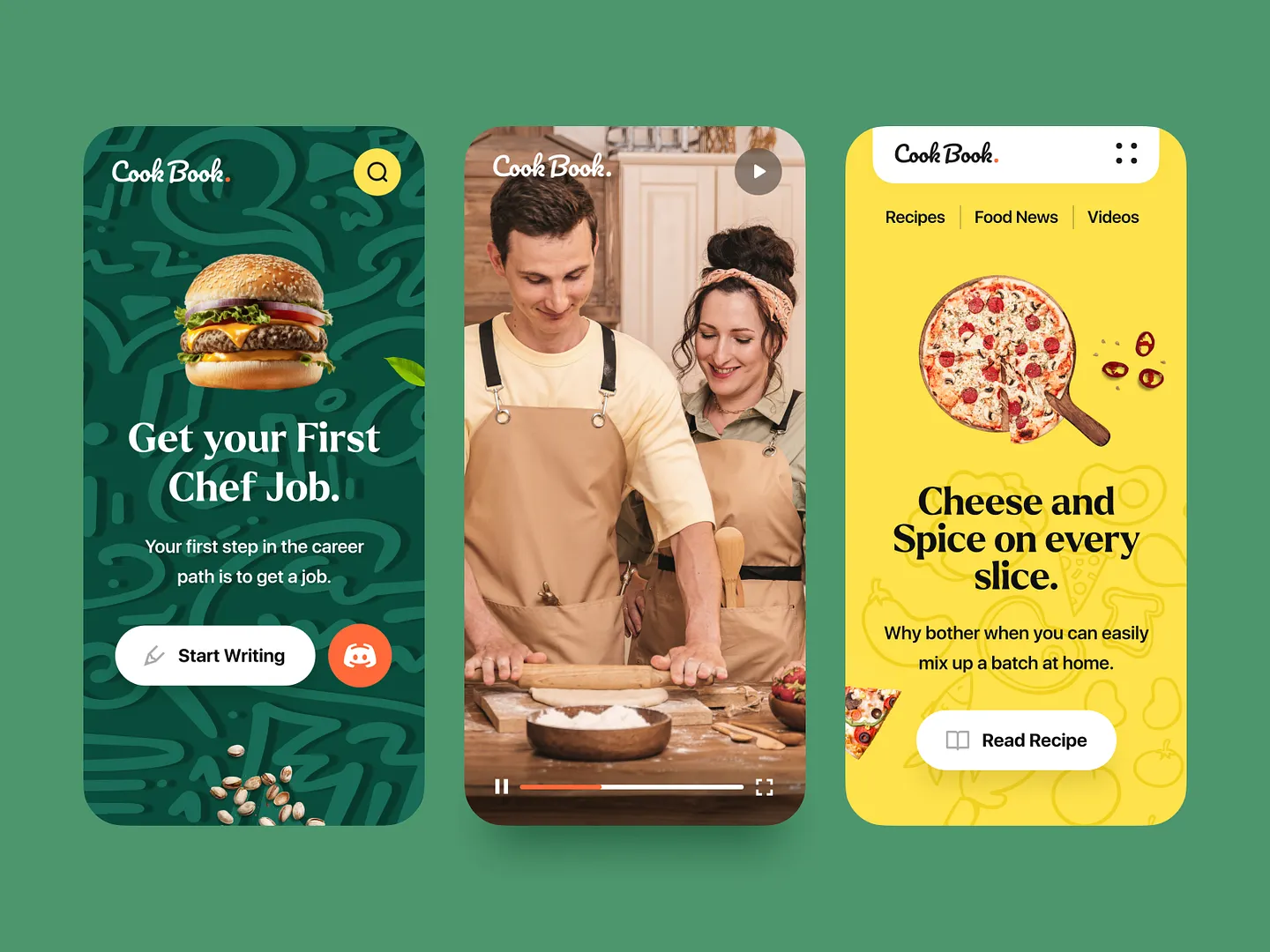 Engaging Cooking Website Design for Food Enthusiasts