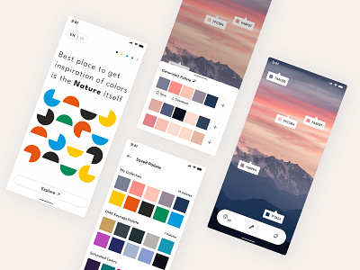 Chroma Nature Identifier mobile app ui ux