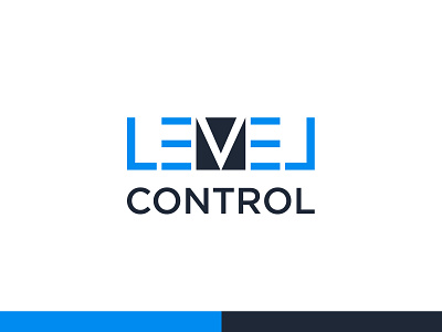 Strong Powerful logo for LEVEL CONTROLS logo design logo for automation installers modern minimalist logo