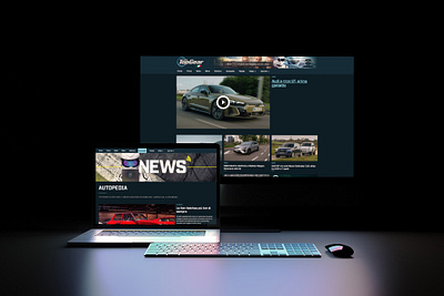 Top Gear Italy website agency cars cms design editorial ui website