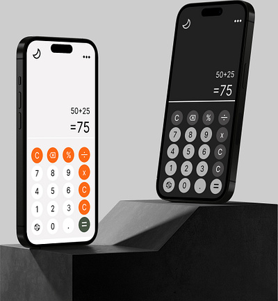 Phone Calculator UI Design dailyui design ui ui design