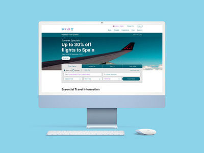 SKY UX AIRLINE branding design hire me service u ui ui design ux ux consultant web design