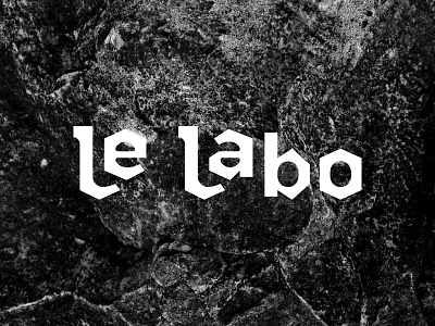 Le labo - logo redesign bouldering branding climbing dowload font espace vertical free font graphic design le labo logo