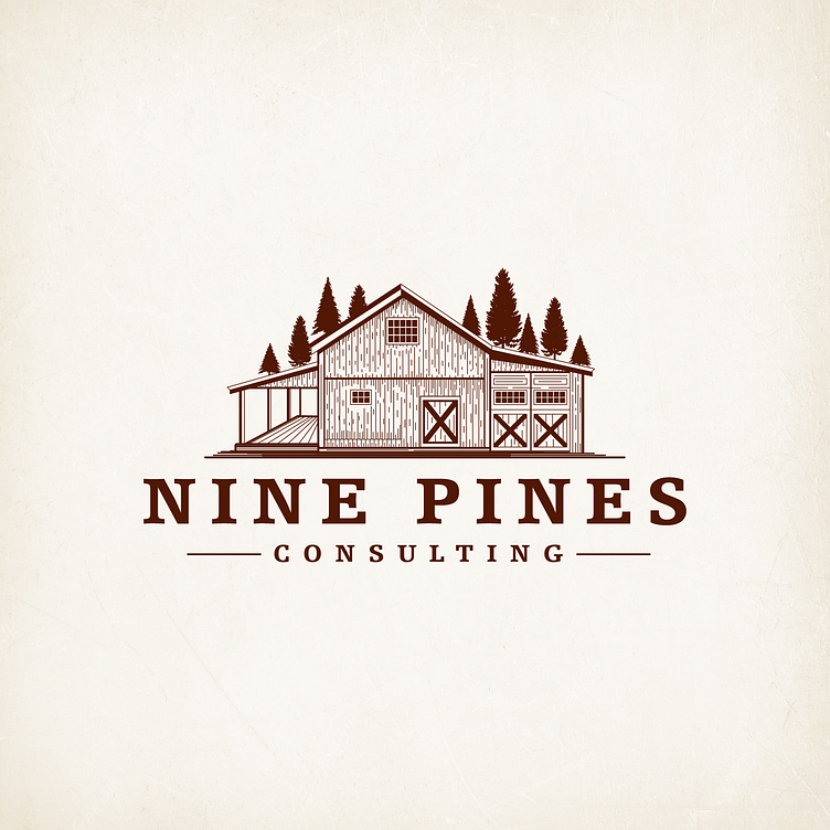 Nine Pines Logo Design by Conceptink on Dribbble