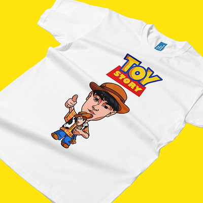 Potrait T-Shirt Cartoon Design Illustration cartoon colorfull cute illustration shirt t shirt typography