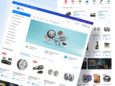 Automobile Industry eCommerce Website Interface automobile ecommerce ecommerce landing page figma figma design ui ui design user experience user inteface ux ux design website website design