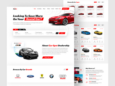 Car Rental Landing Page Design agent car rental car reservation car selling car website design landing page design minimal minimalism minimalist modern online car rental product landing page shahek trendy design ui ui ux ux design website consept website design